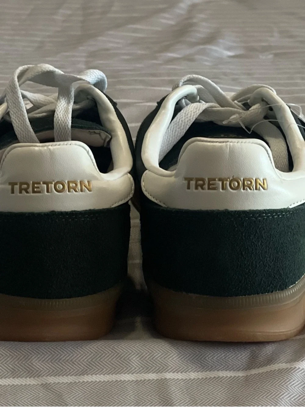 Tretorn Green Low-Top Sneakers with White Details - Picture 5 of 11